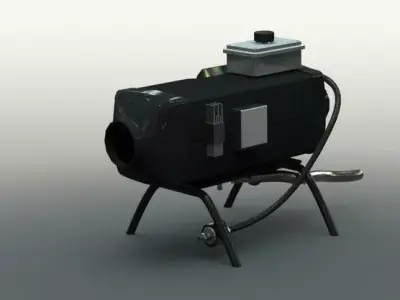5kW Diesel Heater  Free 3D model