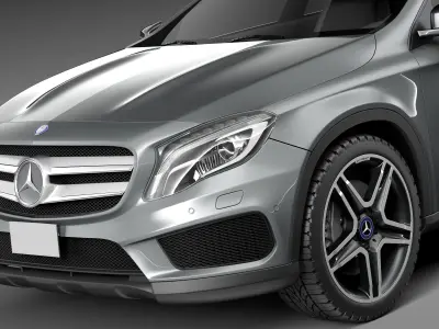 Mercedes-Benz GLA 45AMG 2014 3D model