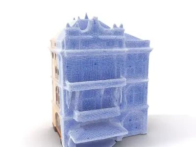 Ornate Historical Building model pack Low-poly 3D model