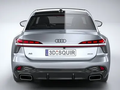 Audi A6 Sedan S-line 2026 3D model