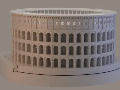 Colosseum for Aquariums 3D print model