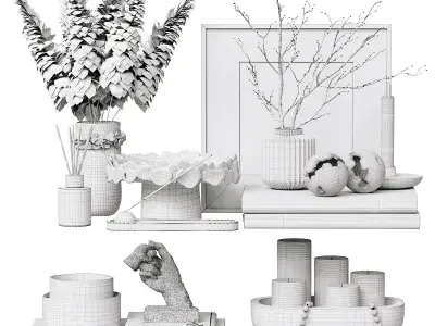 Decorative set 73 3D model