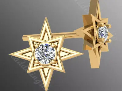 Earrings od65 3D print model