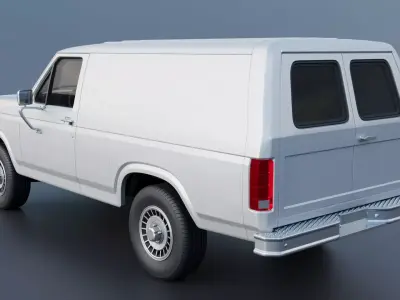 B-150 Panel Truck 1980  3D print model