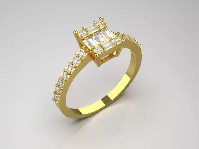 bride jewelry ring jr00143 3D print model