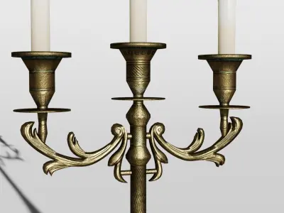 Candle Stick Free 3D model