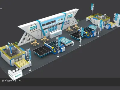Exhibition - Area - 30X9-3DMAX2012-032 3D model