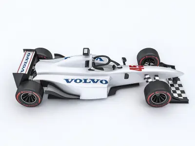 3D Formula 1 car model 10 Low-poly 3D model