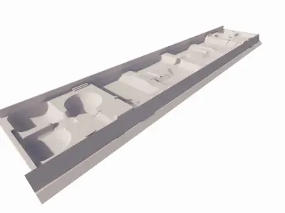 Skatepark-Skate Park PACK  Low-poly 3D model