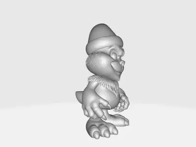 Grinch Christmas Figurine Festive Green Monster Holiday Decor 3D print model