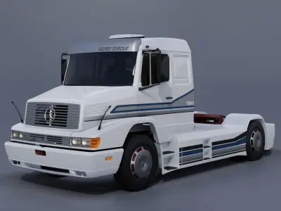 Mercedes benz 1941 Low-poly 3D model