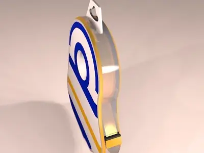 Measuring Tape Low-poly 3D model