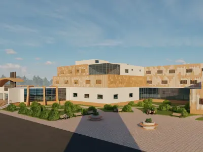 HOSPITAL 3D MODEL 3D model