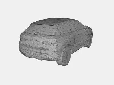 Compact SUV 6 car colection 3D Model Pack