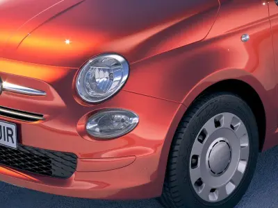 Fiat 500 2018 3D model