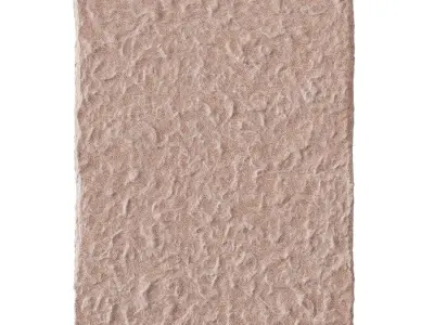 Abstract plaster painting 3D model