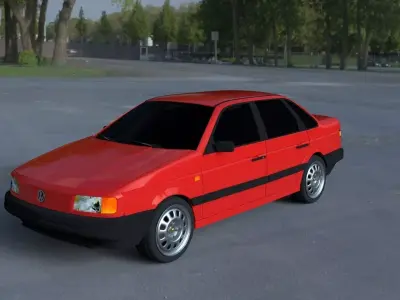 Volkswagen Passat B3 HDRI 3D model