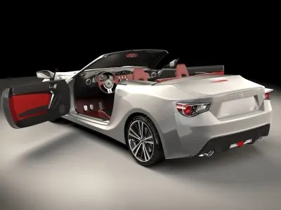 Toyota GT 86 cabrio 3D model