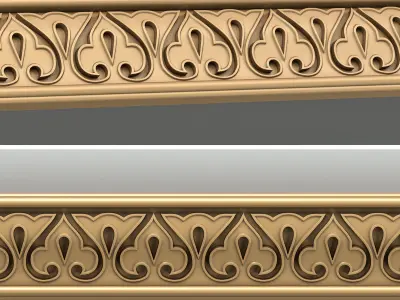 Decorative Moldings collection 02 3D model