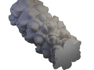 3 Wise Monkey 3D print model