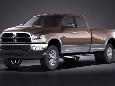 Dodge Ram Heavy Duty 2014 VRAY 3D model