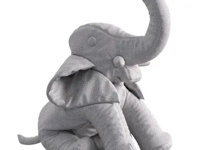 elephant toy 1 3D model