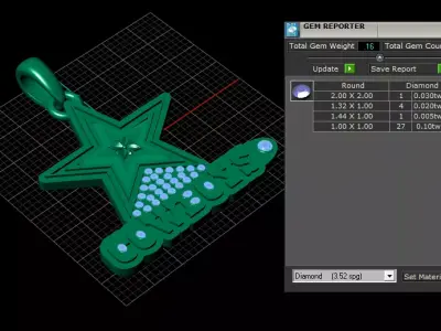 cow boys pendant 3D print model