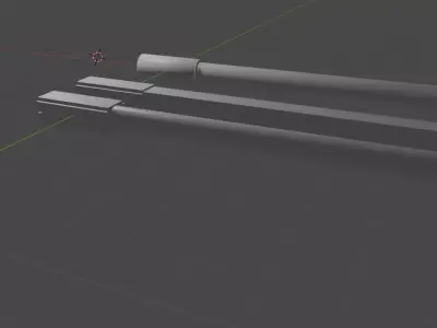 Sabers from Beat Saber made in 10 min Free low-poly 3D model