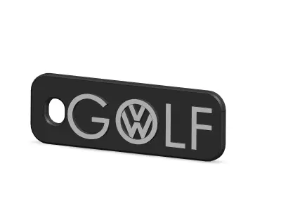 GOLF  Volkswagen Key Chain 3D print model