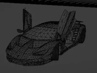 Car 3D Blender File 3D model 3D model