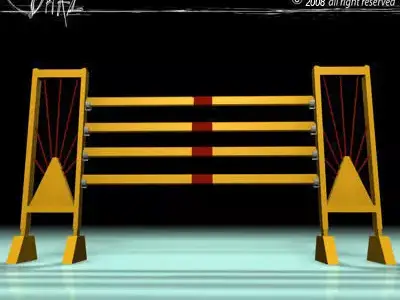 yellow jump 3D model