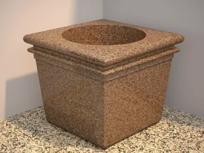 PLANT POT 04 Free 3D model