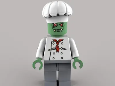 Zombie Chef 3D model
