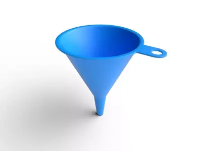 Funnel  M01 Low-poly 3D model