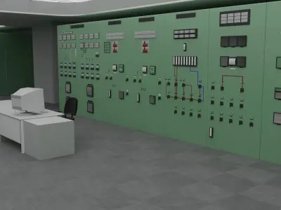 Fukushima Daiichi nuclear power plant 3D model