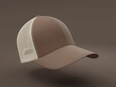Cap - 03 Low-poly 3D model
