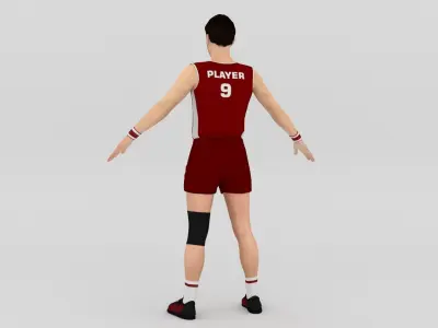 Volleyball Player 3D model