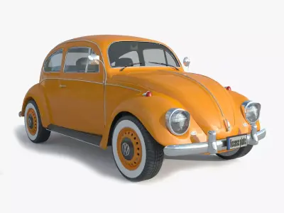 Volkswagen Beetle 1974 3D model