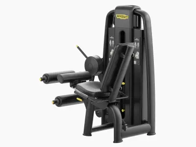 Technogym Selection 700 - Dual Leg Curl Extension 3D model