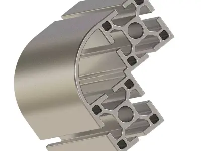 Exquisite Aluminium Profile 3D print model