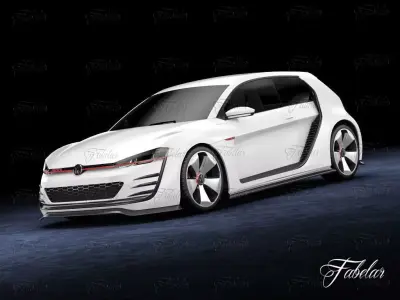 Volkswagen Design Vision GTI 3D model
