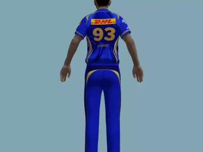 A-P Rigged Jasprit Bumrah 3D model