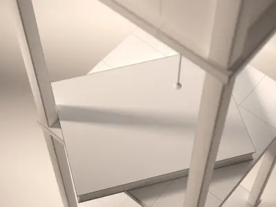 Wright Shelf Floor Lamp Free 3D model