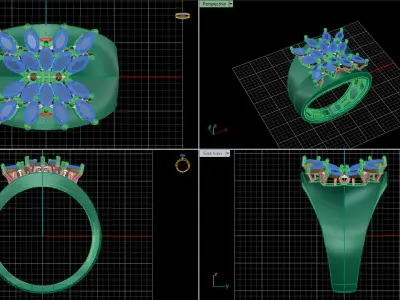 jewelry ring 251 3D print model
