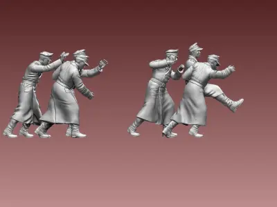 horch 901and general Rommel 3D print model