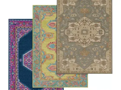 Rug Set 1196 3D model