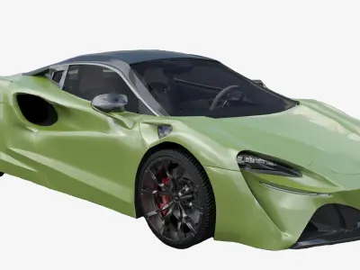 Mclaren artura  Low-poly 3D model