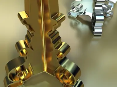 Table Lamp 05 Bourgie 3D model