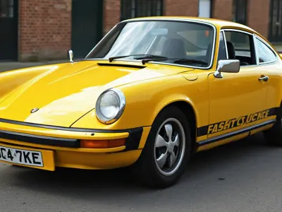 Porsche 911 Carrera RS 1973 3D Model LowPoly Low-poly 3D model