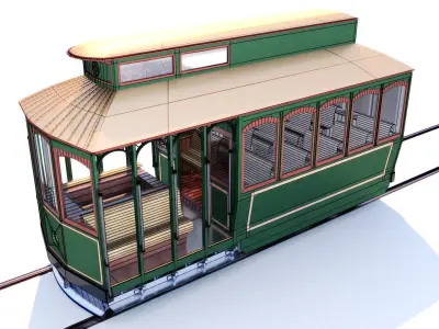 Street Tram 3D model
